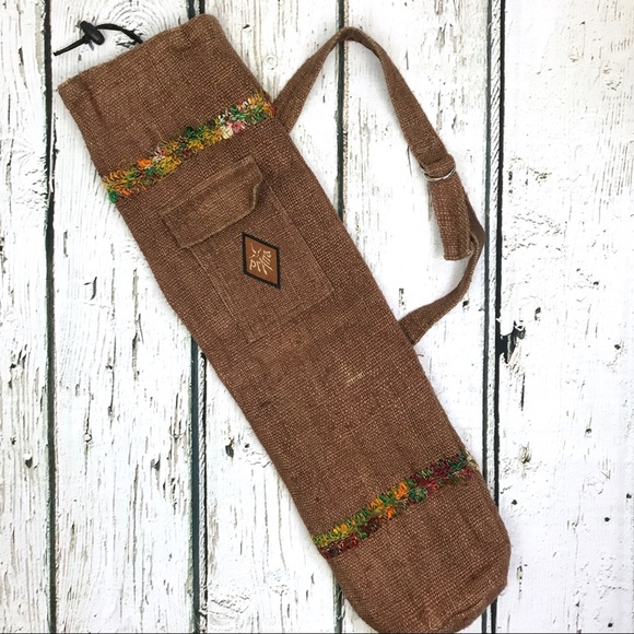 hemp yoga bag